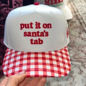 Red and White Checkered Cap